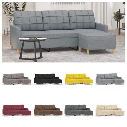 Sofa sitzer mit hocker - sofa,