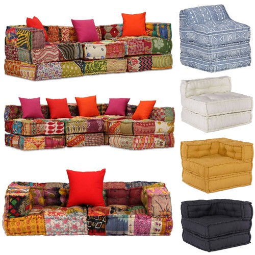 Schlafsofa pouf patchwork - pouf,