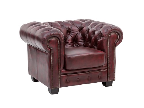 Chesterfield sessel echtleder - chesterfield,