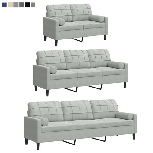 Sitzer sofa mit zierkissen - 2/3,