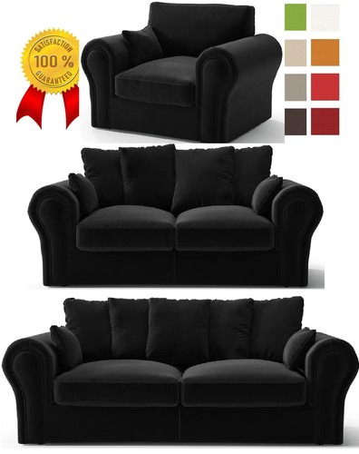 Schwarz 2 1 sofagarnitur - 3-2-1,