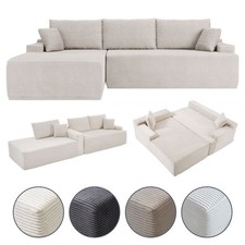 Ecksofa Sofa Couch Cordsofa