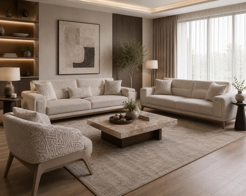 Sofa set sitzer beige - sofa,