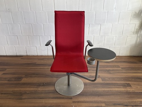 Loungesessel rot grau mit