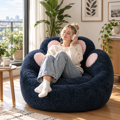 Katzenpfoten form sitzsack - form,