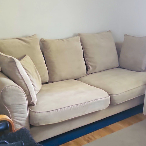 Beiges sitzer sofa - beiges, 3-sitzer