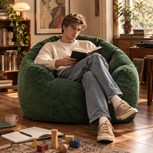 Beanbag sessel mit armlehnen - sessel,