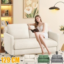129 cm 2 Sitzer Corduroy Sofa