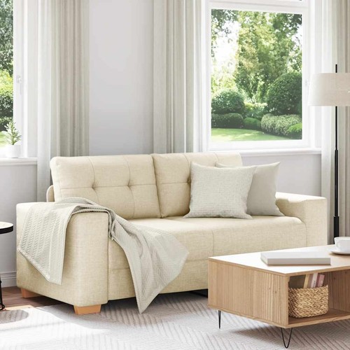 Sofa beige leinenmischgewebe - sofa,