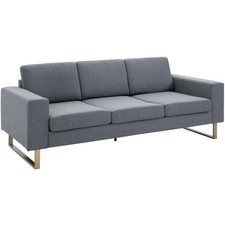 Sofa 3-Sitzer Couch Stoffsofa