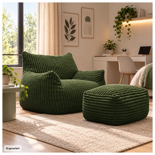 Softsessel adina mit hocker - softsessel,
