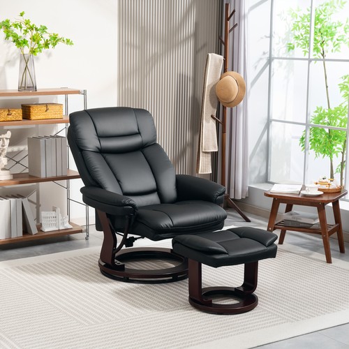 Homcom relaxsessel mit - mit, hocker